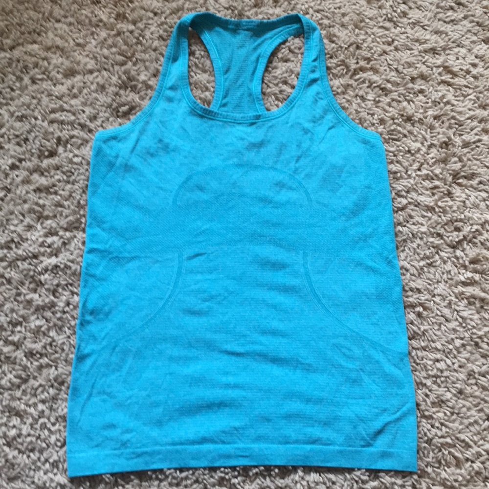 Lululemon Swiftly Tech Racerback tank in turquoise